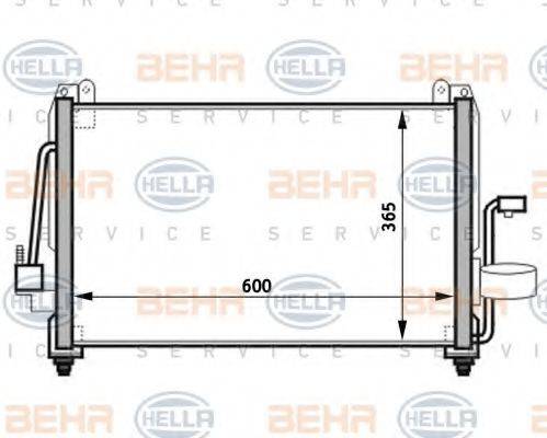 DAEWOO 96262800 Конденсатор, кондиціонер