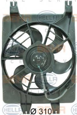 HYUNDAI 9773034001 Вентилятор, конденсатор кондиціонера