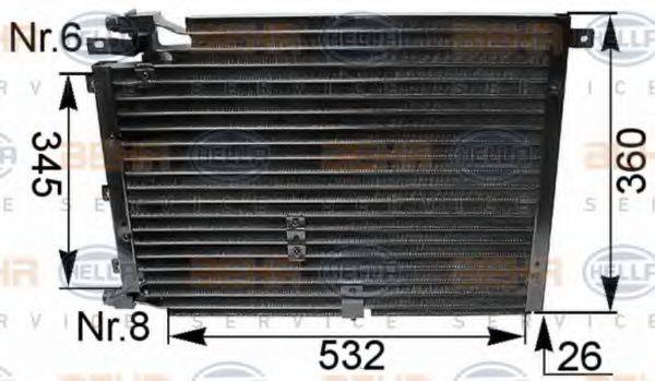 NRF 35219 Конденсатор, кондиціонер