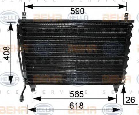 DELPHI DIESEL TSP0225042 Конденсатор, кондиціонер
