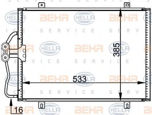 BEHR 7402005 Конденсатор, кондиціонер