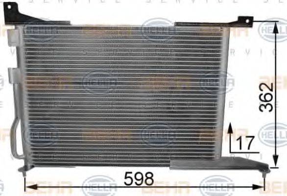 DELPHI DIESEL TSP0225093 Конденсатор, кондиціонер
