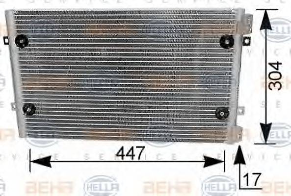 DELPHI DIESEL TSP0225091 Конденсатор, кондиціонер