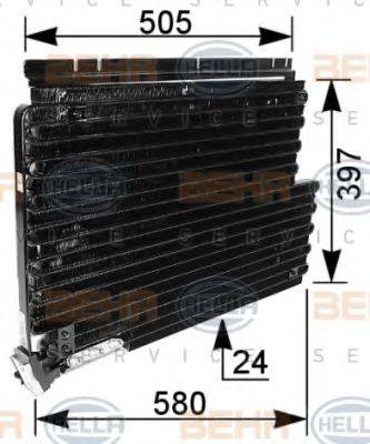 DELPHI DIESEL TSP0225079 Конденсатор, кондиціонер