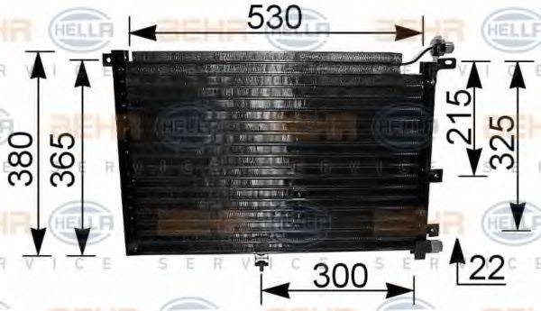 DELPHI DIESEL TSP0225069 Конденсатор, кондиціонер