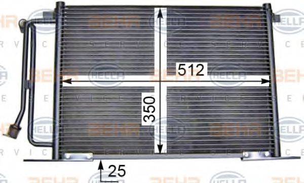 FORD 1 003 3452 Конденсатор, кондиціонер