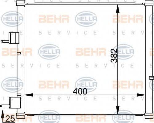 FORD 1231780 Конденсатор, кондиціонер