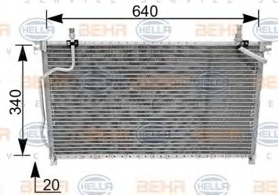 PAPE 93061 Конденсатор, кондиціонер