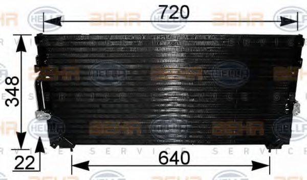DELPHI DIESEL TSP0225449 Конденсатор, кондиціонер