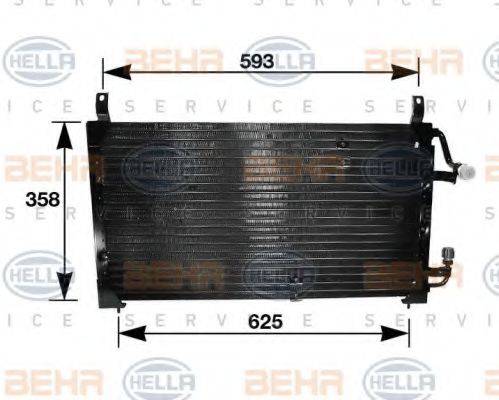DELPHI DIESEL TSP0225251 Конденсатор, кондиціонер