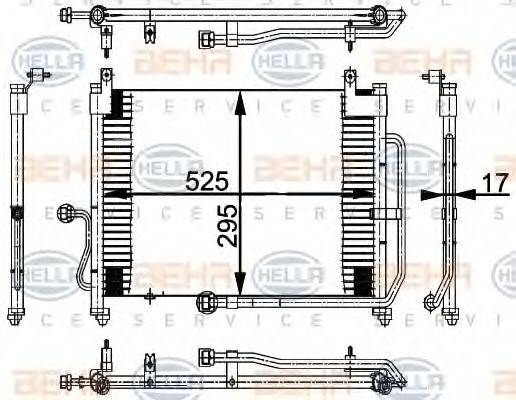DAEWOO 96314763 Конденсатор, кондиціонер