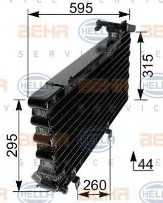 AUDI 443 260 403 F Конденсатор, кондиціонер