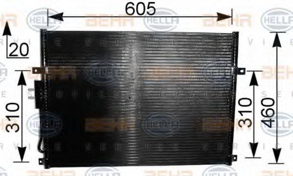 DELPHI DIESEL TSP0225249 Конденсатор, кондиціонер