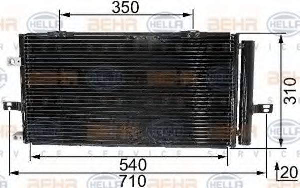 DELPHI DIESEL TSP0225367 Конденсатор, кондиціонер