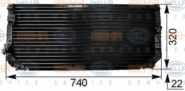 AVA QUALITY COOLING TOA5279 Конденсатор, кондиціонер