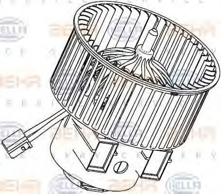 LAND ROVER LR010388 Вентилятор салону