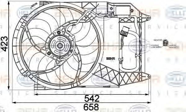 MINI 7 791 589 Вентилятор, охолодження двигуна
