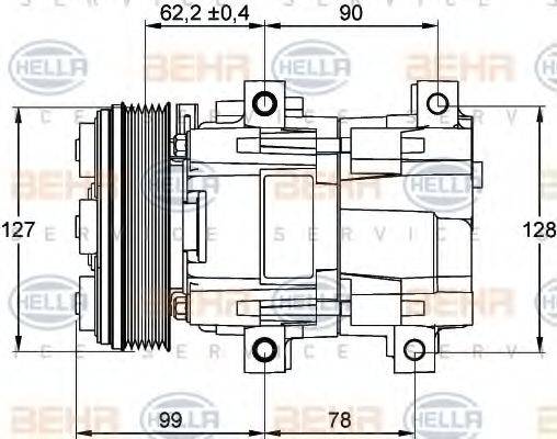 FORD 6 573 816 Компресор, кондиціонер