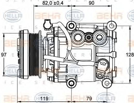 FORD RXS7H19D629EA Компресор, кондиціонер