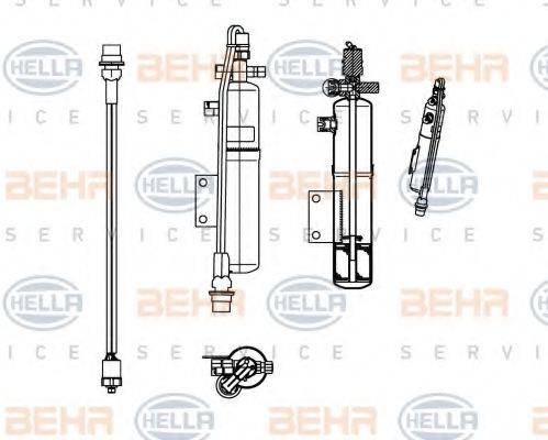 BEHR HELLA SERVICE 50271 Осушувач, кондиціонер