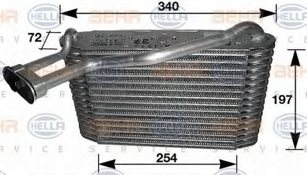 DELPHI DIESEL TSP0525007 Випарник, кондиціонер