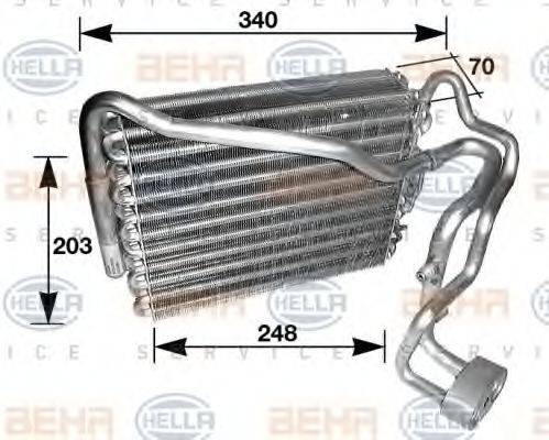 DELPHI DIESEL TSP0525019 Випарник, кондиціонер