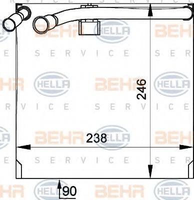 DELPHI DIESEL TSP0525113 Випарник, кондиціонер