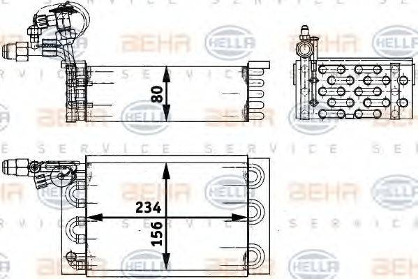 DELPHI DIESEL TSP0525187 Випарник, кондиціонер
