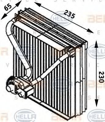BEHR 77002 Випарник, кондиціонер