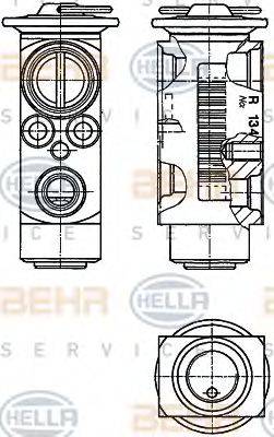 BEHR 75238 Розширювальний клапан, кондиціонер