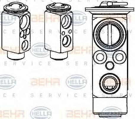 VAUXHALL 93185477 Розширювальний клапан, кондиціонер