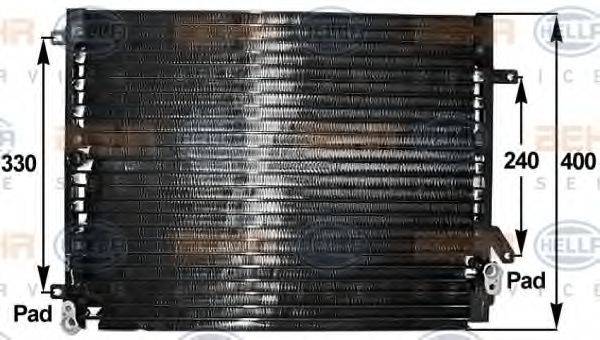 DELPHI DIESEL TSP0225190 Конденсатор, кондиціонер