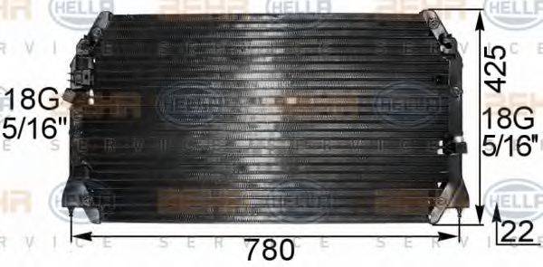 DELPHI DIESEL TSP0225309 Конденсатор, кондиціонер