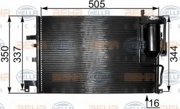 DELPHI DIESEL TSP0225214 Конденсатор, кондиціонер