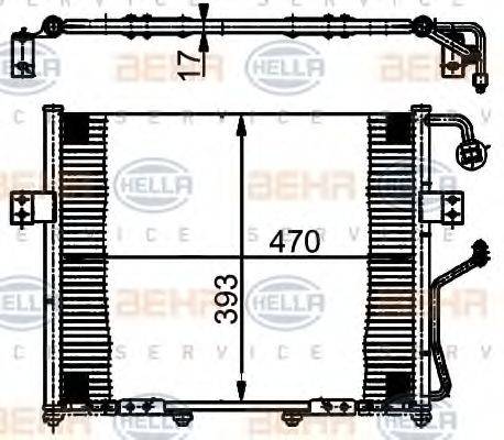 DELPHI DIESEL TSP0225304 Конденсатор, кондиціонер