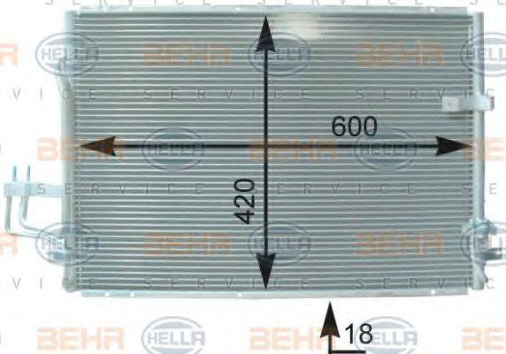 NRF 350007 Конденсатор, кондиціонер