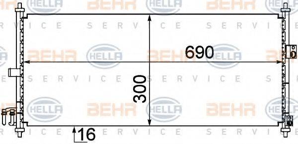 DELPHI DIESEL TSP0225476 Конденсатор, кондиціонер