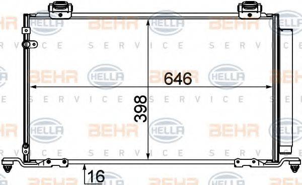 TOYOTA 8845005121 Конденсатор, кондиціонер