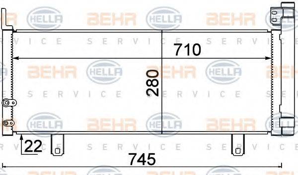 TOYOTA 8846033090 Конденсатор, кондиціонер