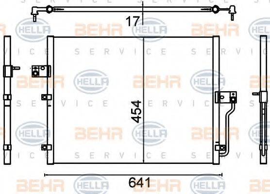 NRF 350018 Конденсатор, кондиціонер