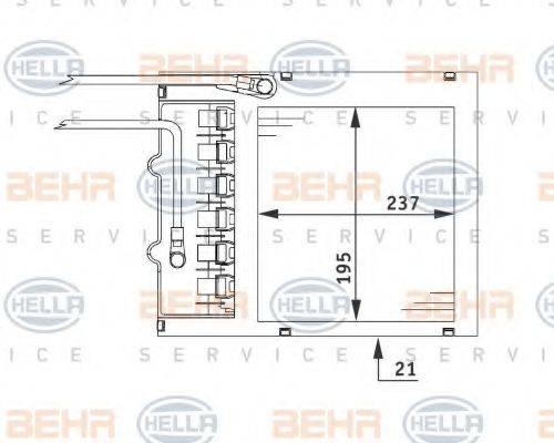 OPEL 9120661 Теплообмінник, опалення салону