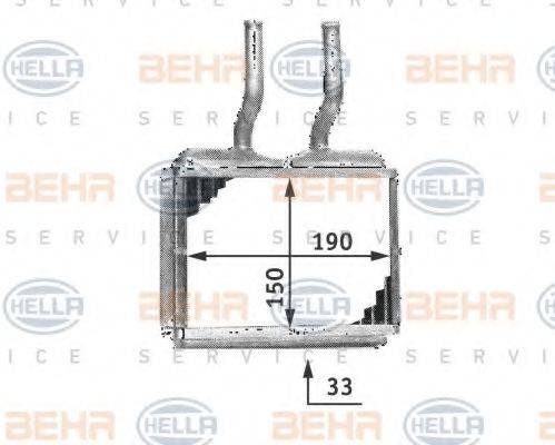 VAUXHALL 97178232 Теплообмінник, опалення салону