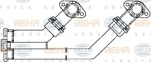 BEHR SERVICE 9006840 Трубопровід, теплообмінник