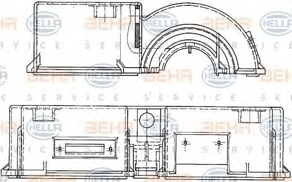 BEHR SERVICE 9300405 Корпус