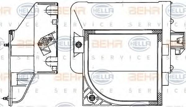 BEHR HELLA SERVICE 9300430 Корпус