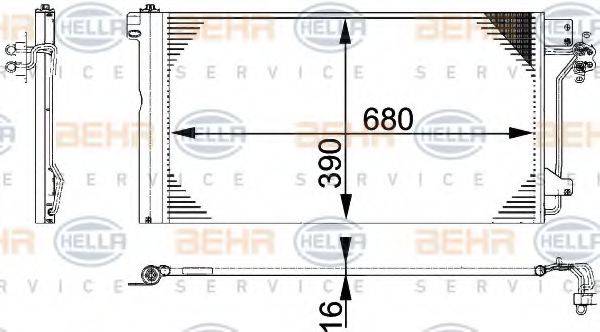VALEO 814015 Конденсатор, кондиціонер