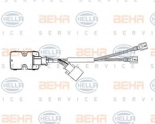 BEHR HELLA SERVICE 90341 Регулятор, вентилятор салону