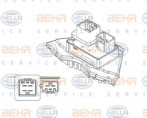 VOLVO 9 171 541 Регулятор, вентилятор салону