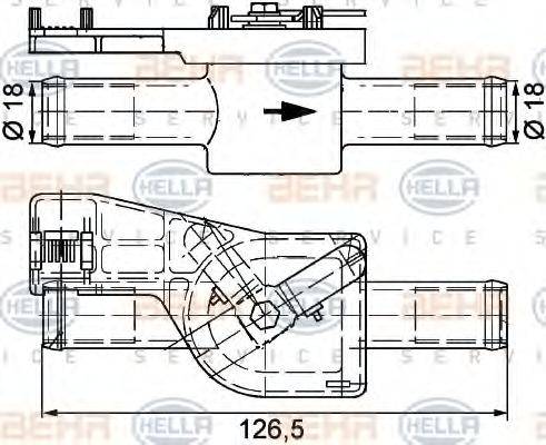BEHR 66780 Регулюючий клапан охолоджувальної рідини
