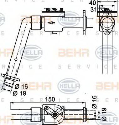 BEHR SERVICE 9006837 Регулюючий клапан охолоджувальної рідини